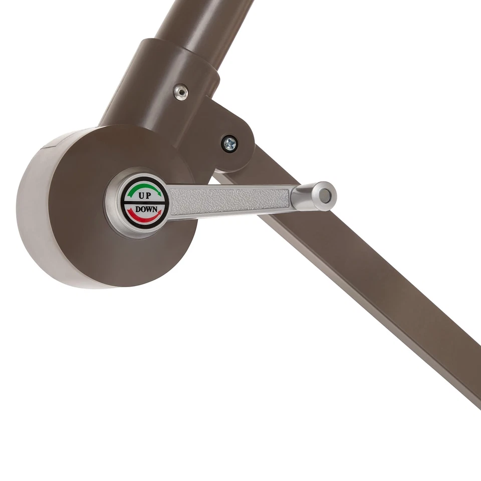 Duck Covers Weekend Patio Cantilever Umbrella, 10 Foot, Straw - Image 3 of 4