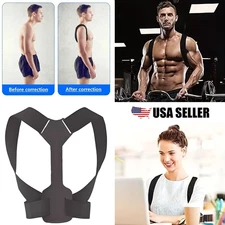 Back Brace Posture Corrector Women Men Shoulder Straightener Adjustable Support