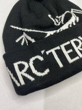 NWT Arc'teryx Bird Head Toque Beanie Black Merino Wool Winter Hat