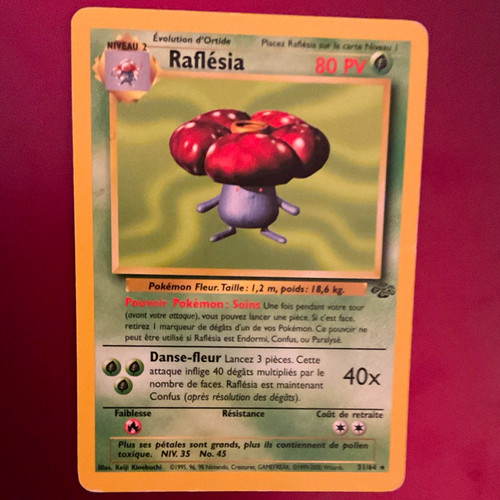 Vileplume 31/64 Jungle Rare Regular Unlimited 80 HP Pokemon TCG English