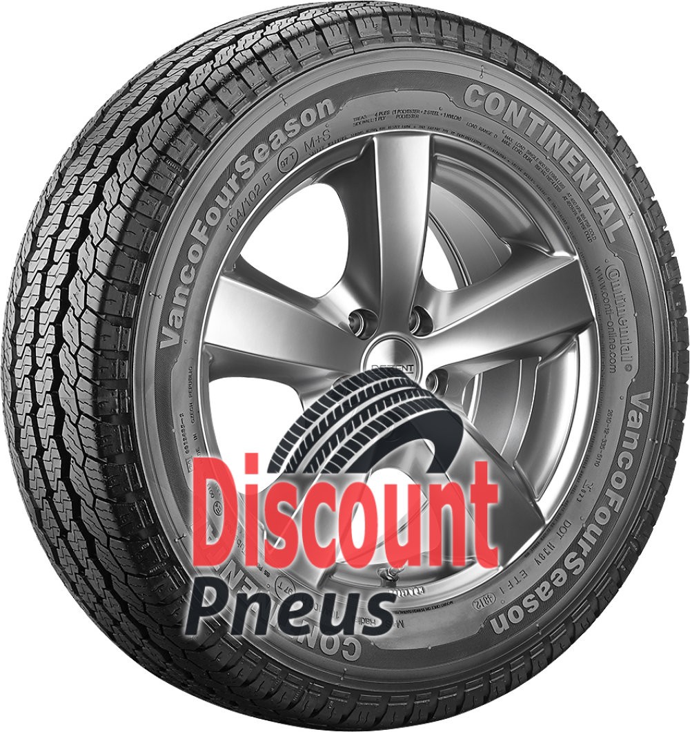 Pneu Continental VancoFourSeason 195/70 R15C anti-crevaison pour transport lourd