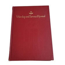 Hope Publishing Worship and Service Hymnal 1970 Red Hardcover Vintage Christian