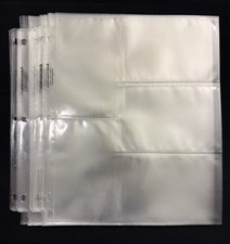 LOT OF 25 3.5x5  Photo Album Pages Quality Protective Sheets EA Holds 10 Photos