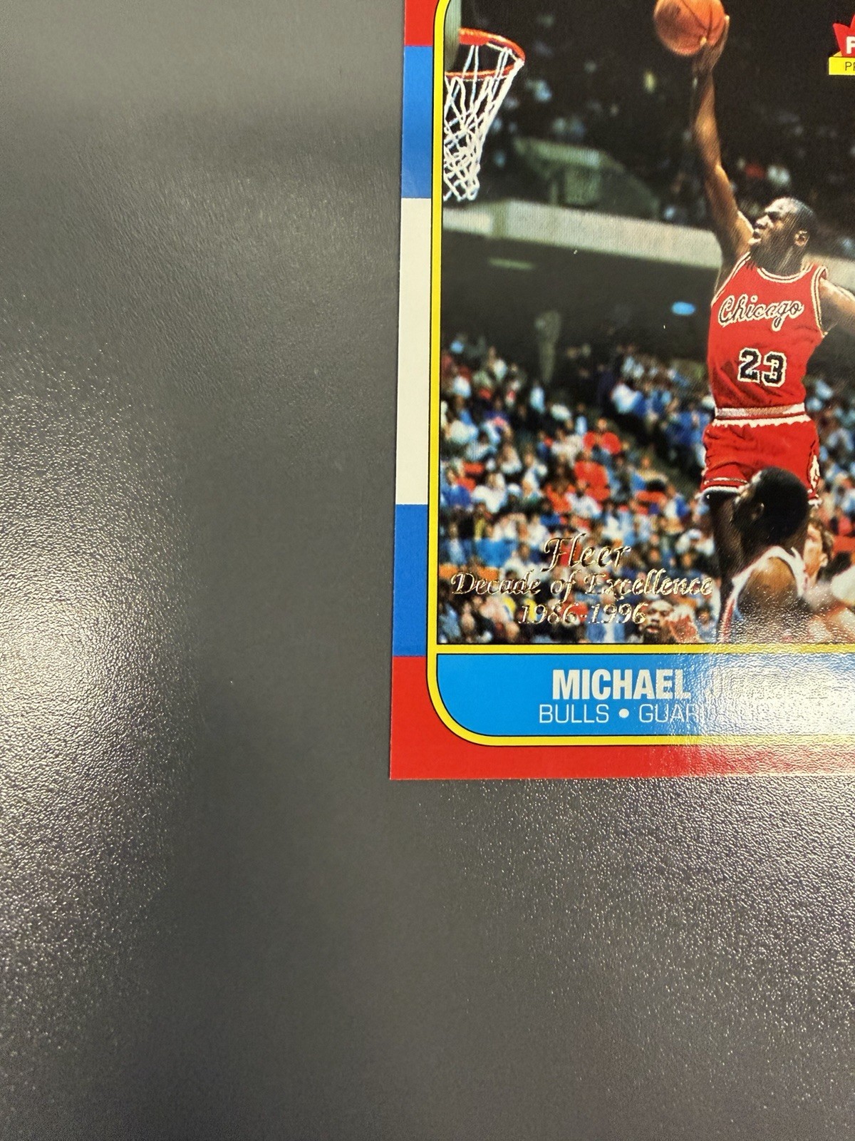 1996-97 Michael Jordan Fleer Decade of Excellence Basketball Card Bulls view 16