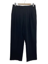 Other brands, slacks pants, polyester/wool blend, black, plain.
