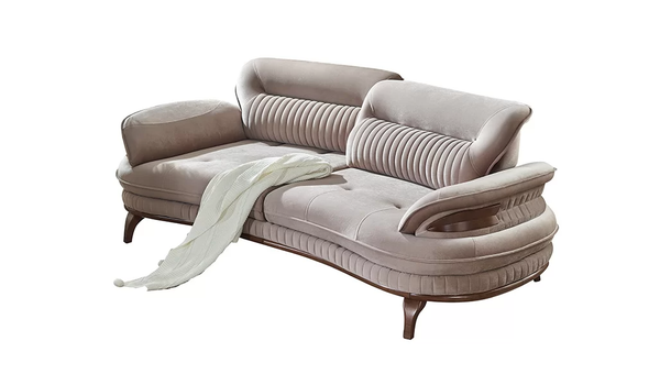 Wohnzimmer Sofa Dreisitzer Grau Design Modern PolstermöBel Sofas Couch-image