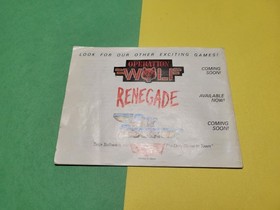 Nintendo NES Manual Only Bubble Bobble NES-B2-USA