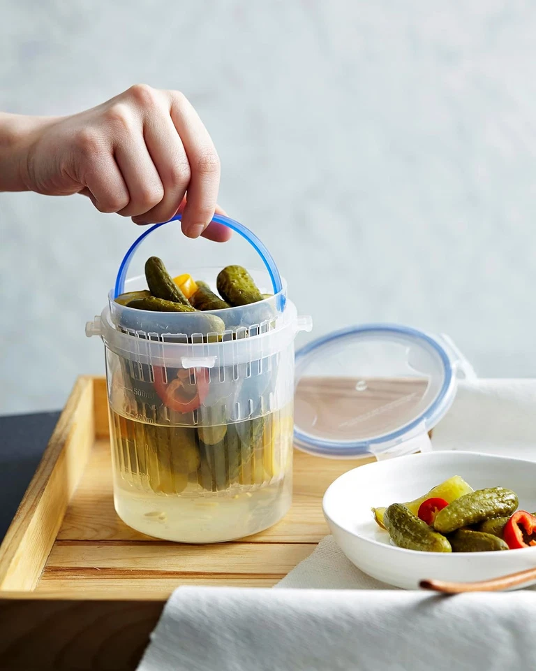 Lock And Lock Transparent Food Storage Container Bpa Free For Kitchen Use - Image 2 of 4
