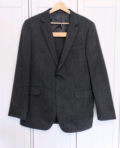 Jaeger Woll Anzug Sakko 40R Hose W34 L32 Grau - Bild 1 von 18