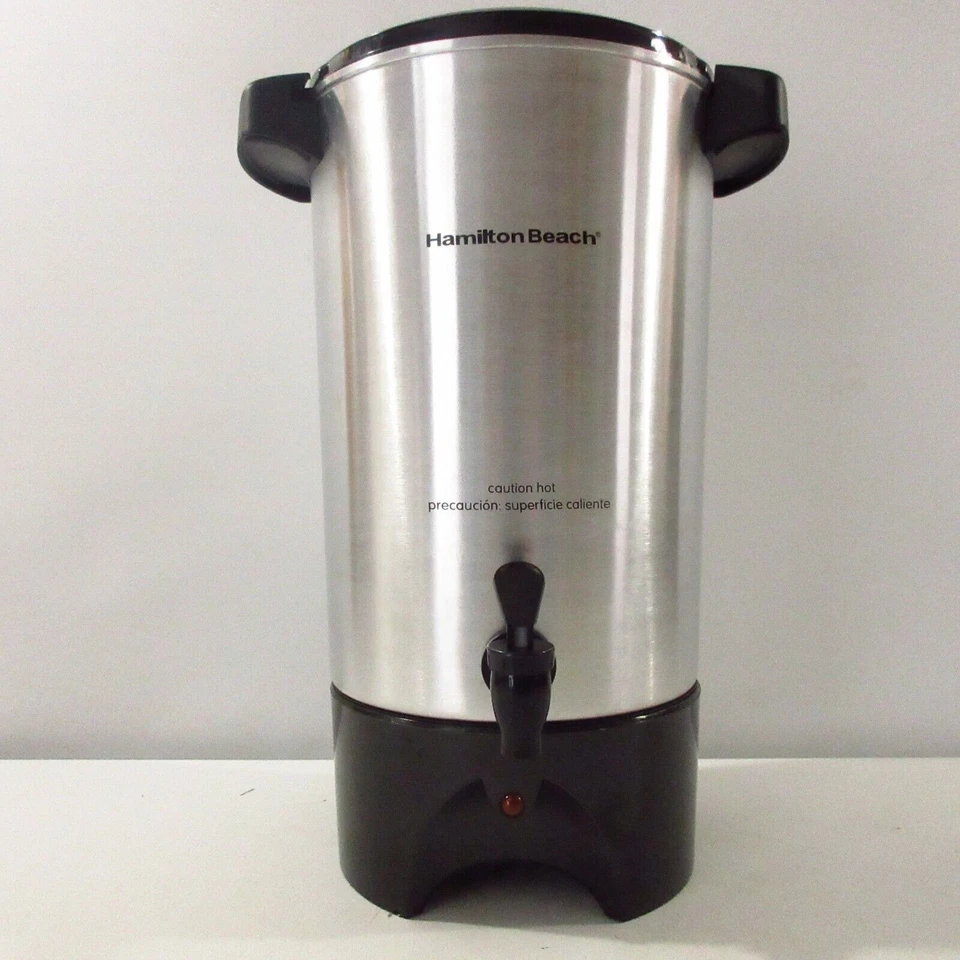 Coffee Urn 42 Cup Hot Beverage Dispenser Stainless Steel Office Meetings Church - Image 2 of 4
