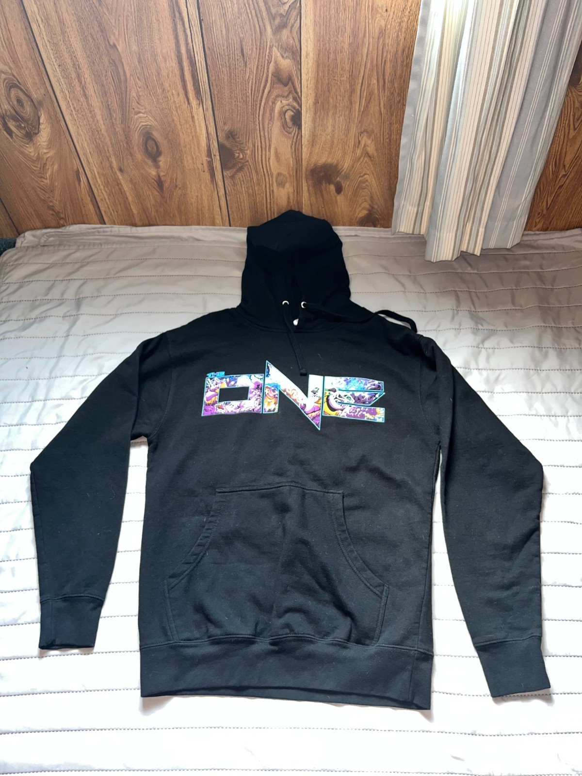 The One Hoodie Black Faded Electronic Music