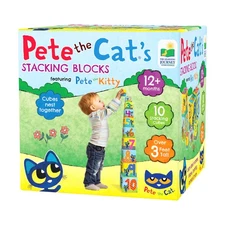 The Learning Journey Pete the Cat's Stacking Blocks featuring Pete the Kitty