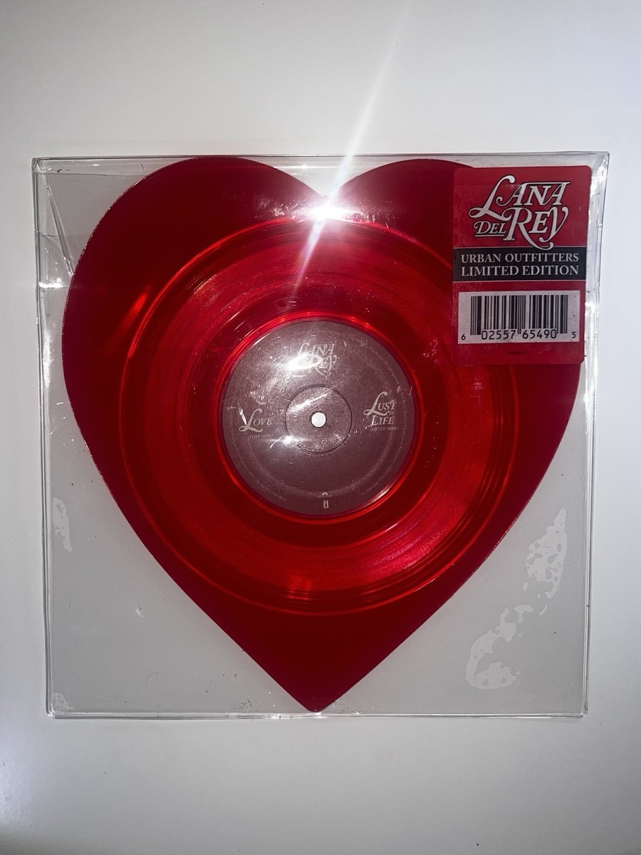 Lana Del Rey Love / Lust for Life Heart-Shaped Red 7