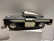 Vintage Tin Toy Police Car- No Marking