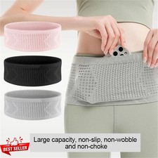 Slim Running Belt Bum Bag Travel Waist Bag Money Pouch Sports Wallet Adjustable