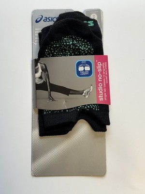ASICS Studio No-slip Toeless + Grippy Performance Sport Socks Sz M New