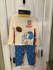 NWT 4 Piece Pj Set Peanuts Theme Size 4 Boys Long Sleeved And Pants SKU TR179