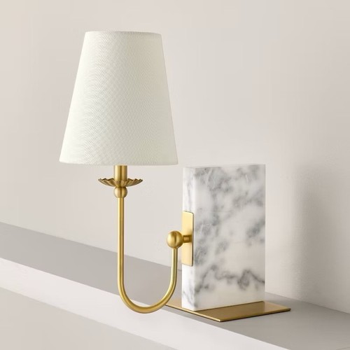 Marble Book Shelf Lamp Hearth & Hand with Magnolia Target - New IN HAND