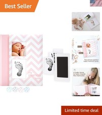 Cherished Memories: First 5 Baby Memory Journal with Photobook  Ink Pad