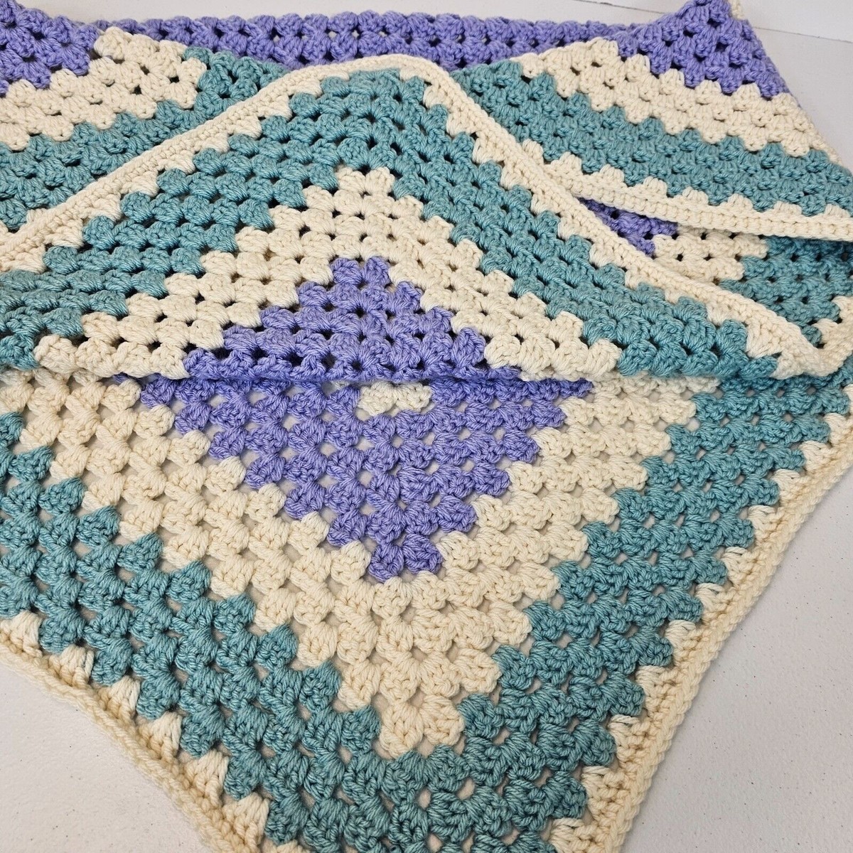 Blooming Lotus Square Lotus Flower Crochet Blanket Blooming Lotus