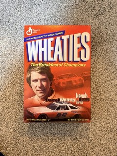 Wheaties Darrell Waltrip NASCAR Racing Cereal Box 18oz Unopened Full EXP 01/2004