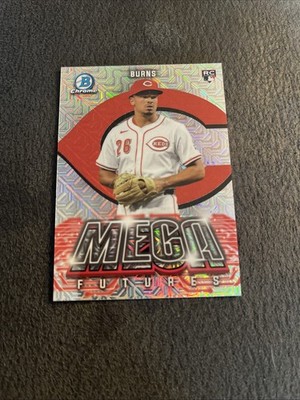 2026 Bowman #MF-9 Chase Burns Mega Futures Mojo Refactor RC Rookie