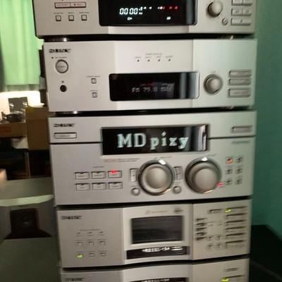 SONY Hi-Fi Component System DHC-MS 99 cassette deck TC-TX77 Used Working JP