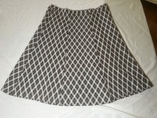 VTG 1970 s Women s JC Penney Plaid Stretch Midi Skirt Sz 16 a3