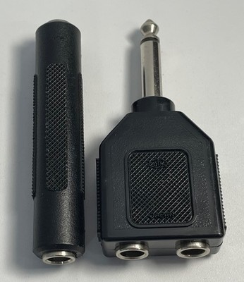 2-Way Headphone Splitter Adapter Stereo Male Jack to 2X Female Japan
