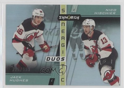 2021 Synergy Synergistic Duos Stars 726/999 Jack Hughes Nico Hischier #SD-17 4z8