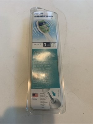 Philips sonicare ProResults plaque control 3 brushheads HX9023 1 Pack Es