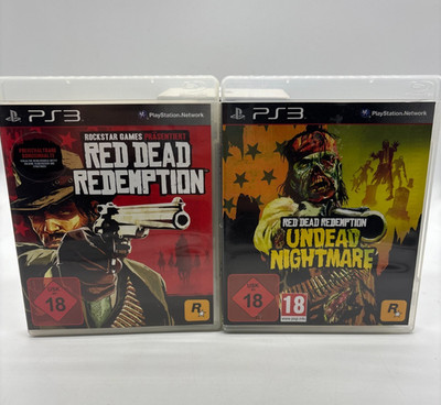 PS3 Playstation 3 Red Dead Redemption + Red Dead Redemption Undead Nightmare