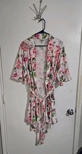 Show Me Your Mumu Floral Garden Of Blooms Kimono Robe Duster Pink Green Sz O/S