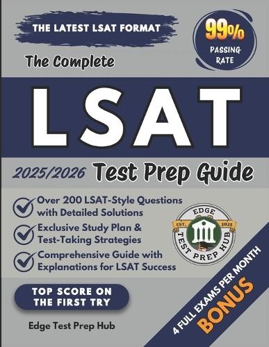 Edge Test Prep Hub The Complete LSAT Test Prep Guide (Tascabile)