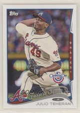 2014 Topps Opening Day Julio Teheran #89 f5g
