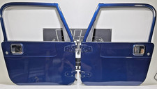 97-06 Jeep Tj Wrangler Patriot Blue Pbt Full Driver Passenger Doors Panels