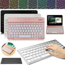 US Slim Wireless Keyboard For Samsung Galaxy Tab A 10.1 SM-T510 T515 2019 Tablet