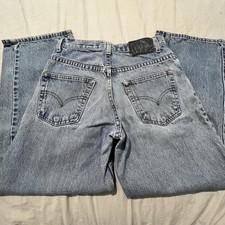 Levi's Silver Tab Baggy Light Wash Denim Pants 26x25 youth skater streetwear y2k