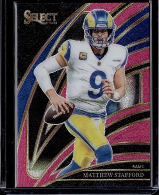 2026 Panini Select Prizm Matthew Stafford #219 Pink 04/15
