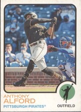 2022 Topps Heritage #22 Anthony Alford Pittsburgh Pirates