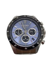 SEIKO Quartz Watch Spirit Chronograph Analog Stainless GRY SLV SS 8T63 00D0