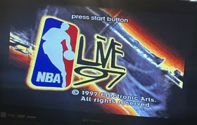Sega Saturn NBA Live 97 Basketball EA Sports Video Game TESTED Works T-5015H