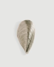 Porta Romana BWL03 Mussel Shell Wall Light Nickel Designer Sconce $1200+ Retail