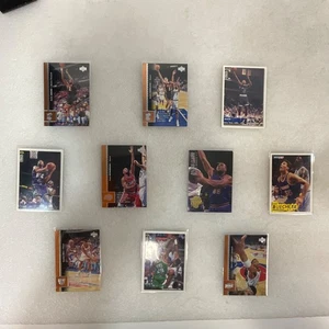 1990s NBA 10 Card Lot Upper Deck Fleer Horry Baker Gill Scott