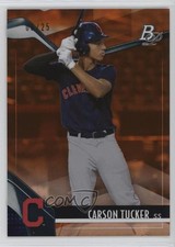 2021 Bowman Platinum Top Prospects Orange 6/25 Carson Tucker #TOP-53 14tz