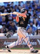 Adam Frazier Pittsburgh Pirates Signed 8x10 Photo PSA