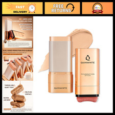 Korean Foundation Stick for Mature Skin - Hydrating, Full Coverage, Anti-Aging M
