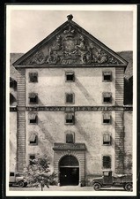 Ansichtskarte Osterode am Harz, Kornmagazin, Frontalansicht 