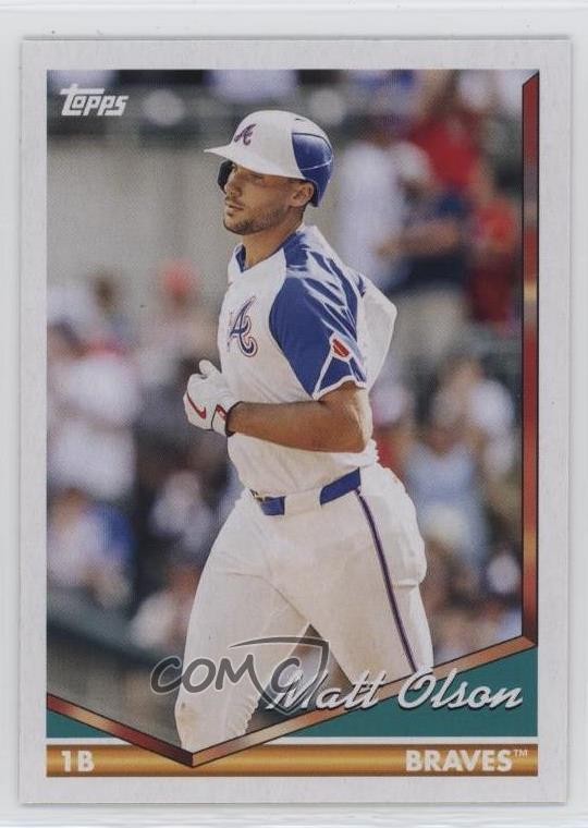 2024 Archives 1994 Topps Design Variation Matt Olson #230 0vp1