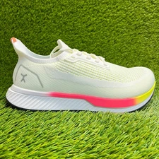 Flux Adapt Runner White Neon Mens Size 9 Womens Size 10.5 Athletic Knit Shoes